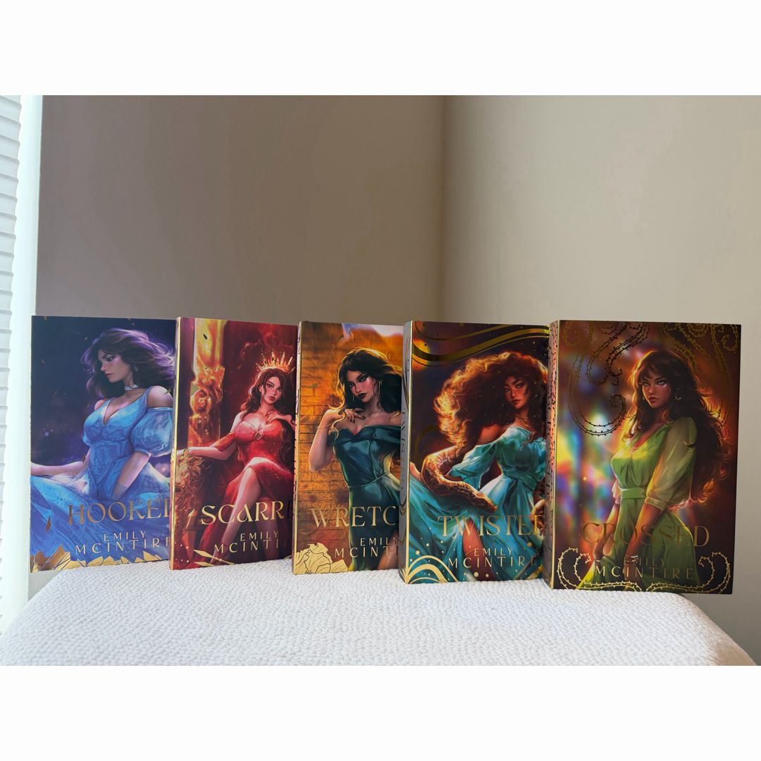 Foblit ltd Never After Series Books 1-5 Collection Set by Emily McIntire