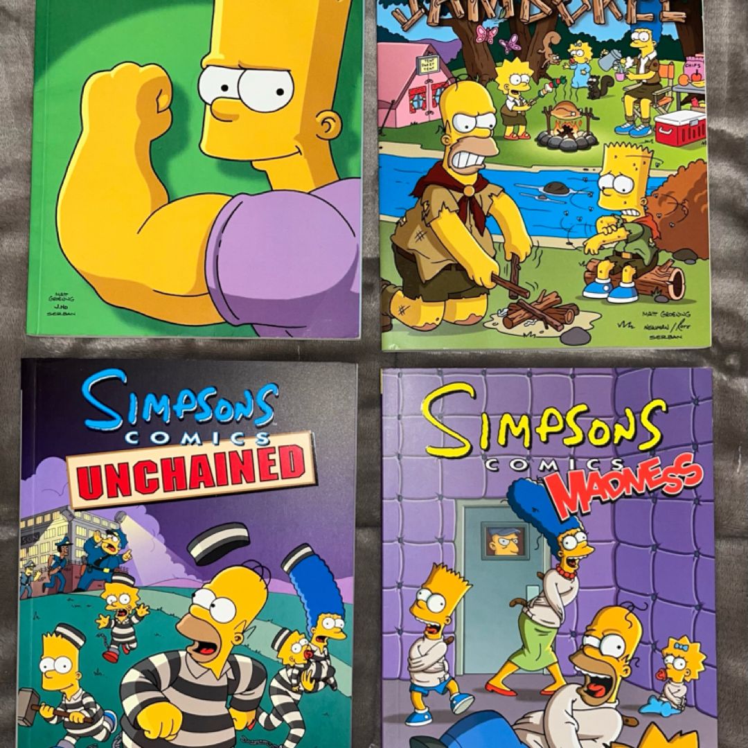 Misc Simpsons Comics 4 Book Bundle