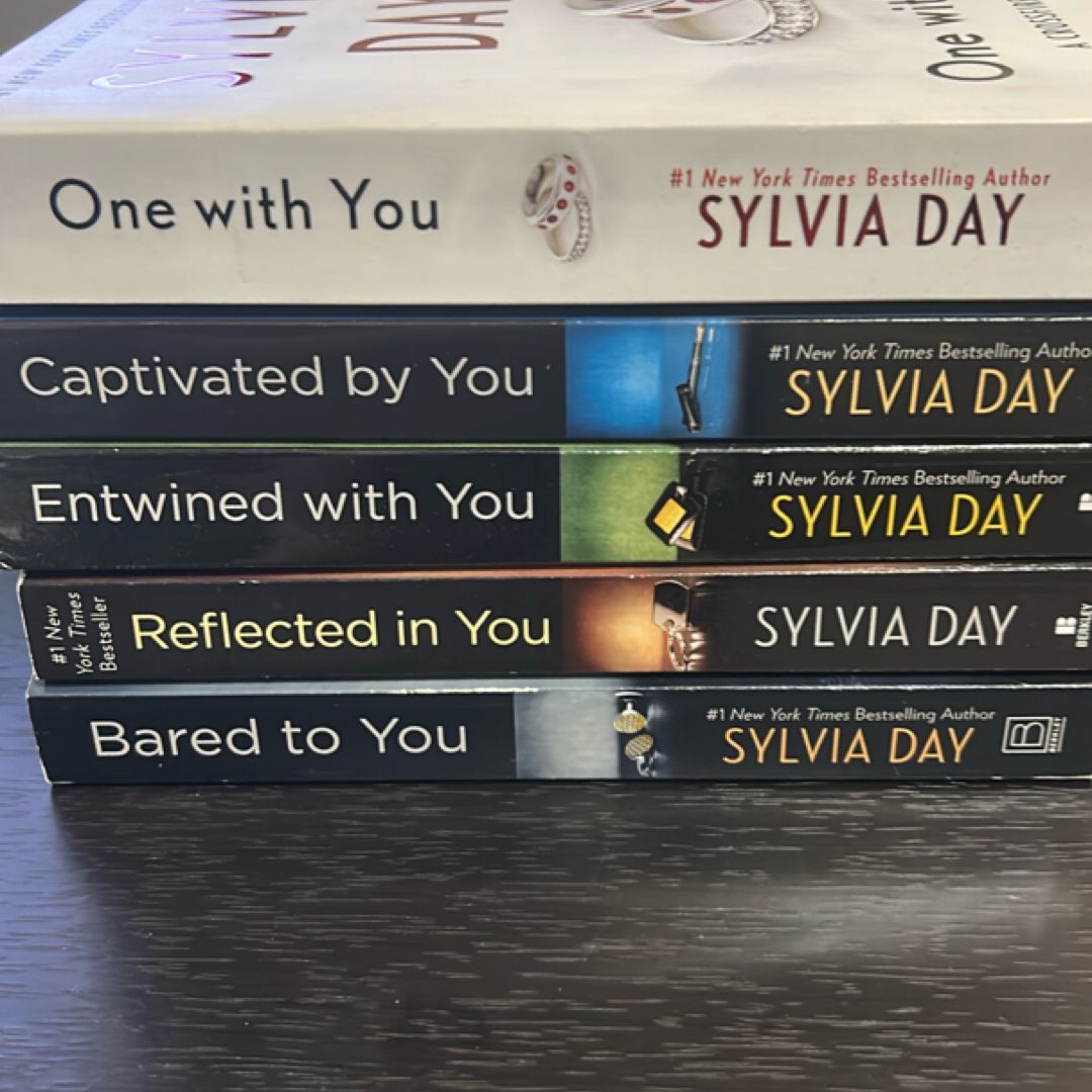 Sylvia Day Crossfire Series 5 Books Set: Bared to You, Reflected in You, Entwined with You, Captivated by You, One with You