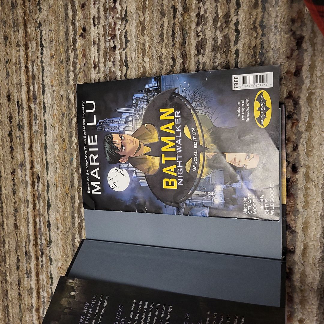 Batman Nightwalker AUTOGRAPHED by Marie Lu (SIGNED EDITION) Available Janury 2, 2018