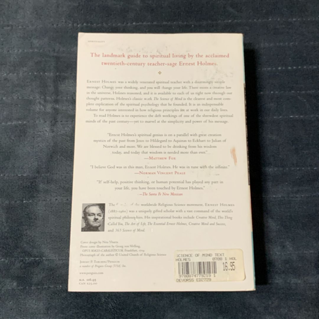 The Science of Mind First Edition