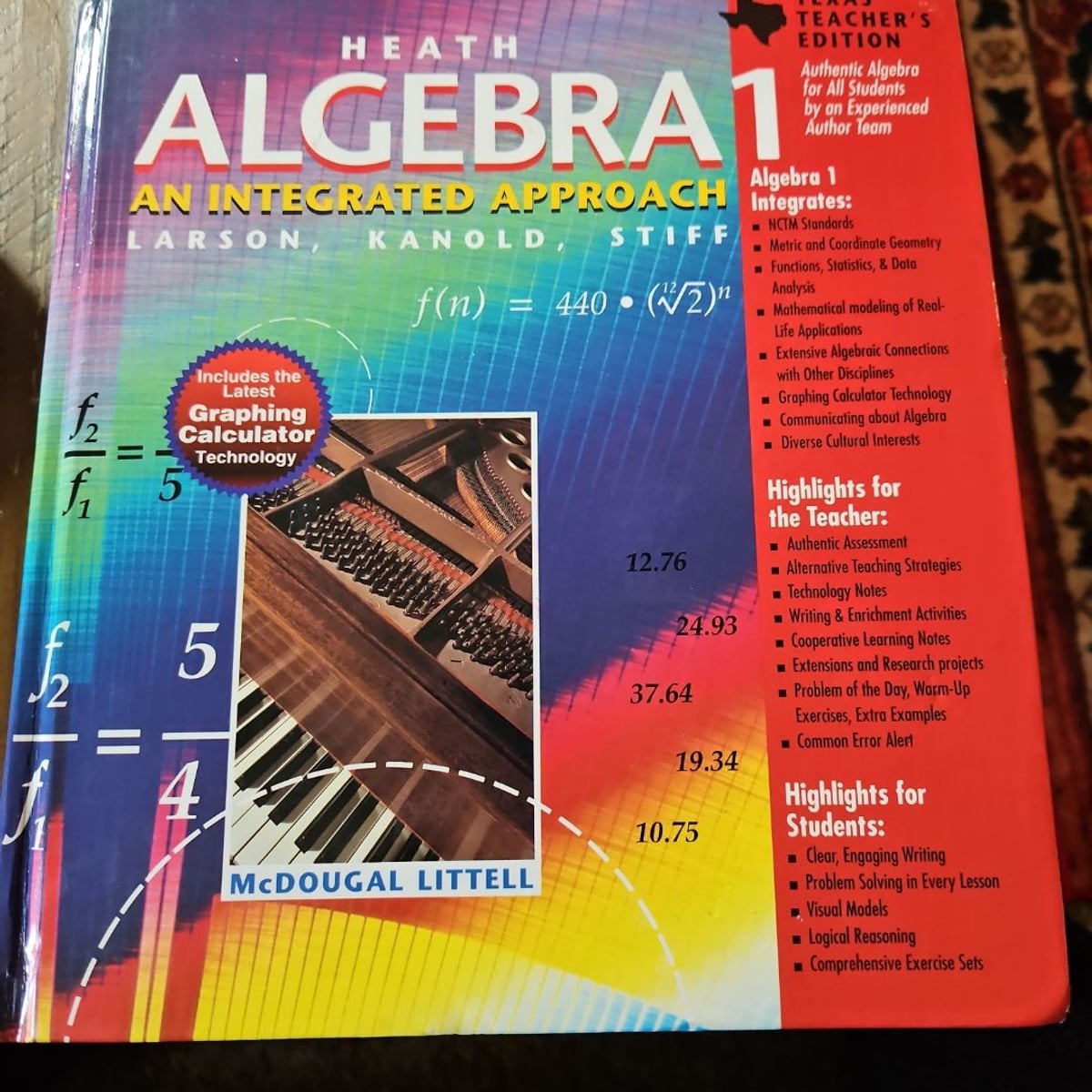 Algebra 1 by Ron Larson, Laurie Boswell, Timothy D. Kanold, Lee Stiff