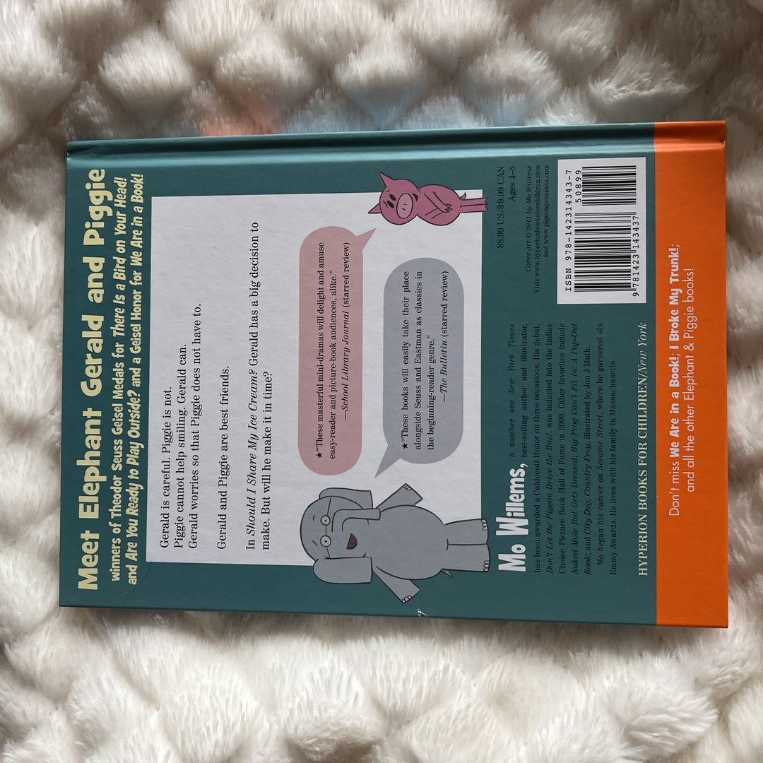 Should I Share My Ice Cream? (an Elephant and Piggie Book)