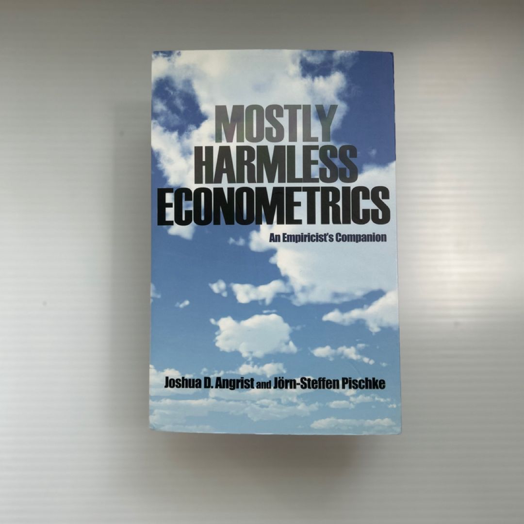 Mostly Harmless Econometrics by Joshua D. Angrist, Jö-Steffen Pischke