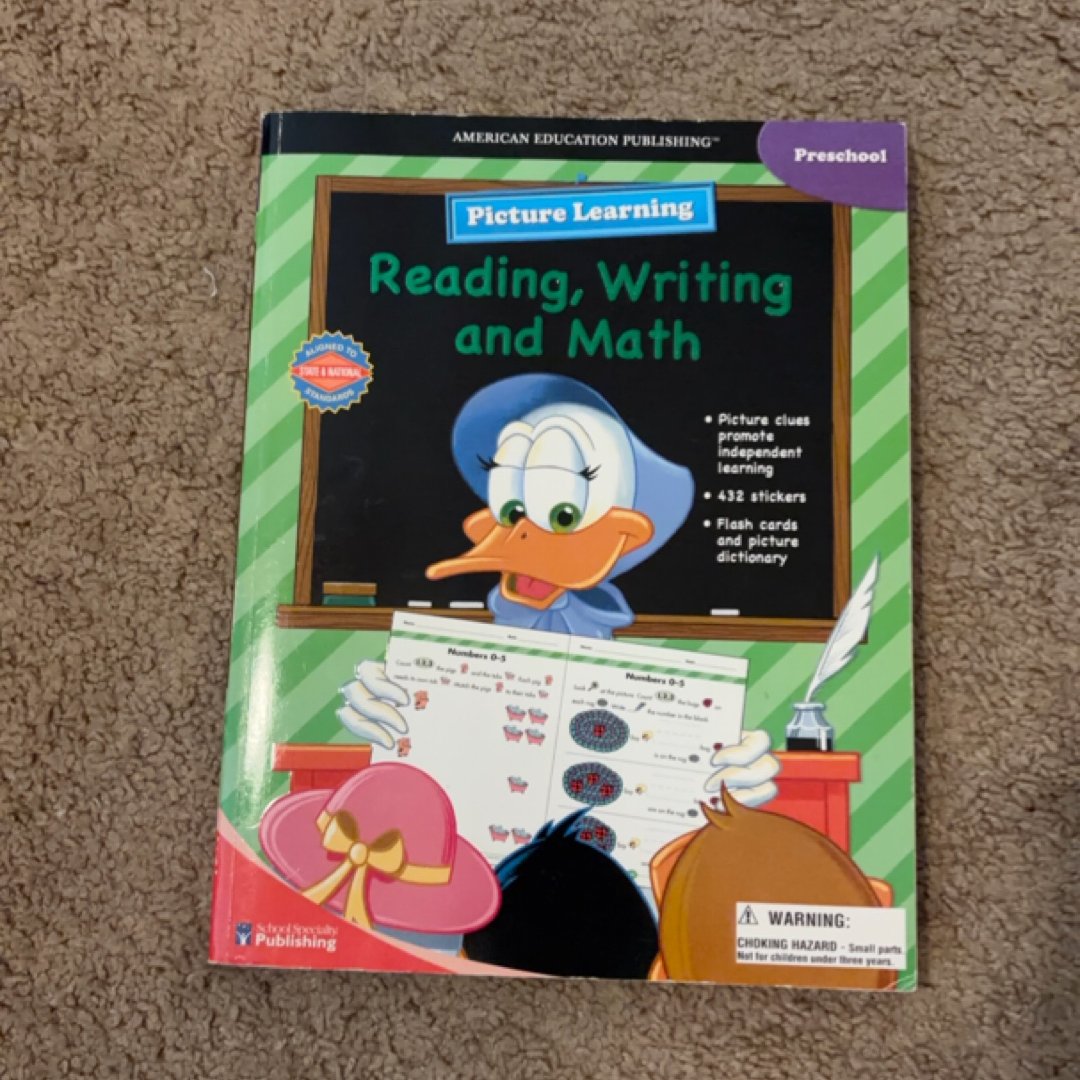 Picture Learning Reading, Writing, and Math for Preschool (PBL184)