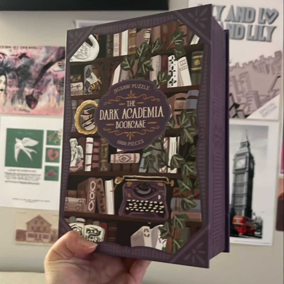 dark academia 1000 piece puzzle
