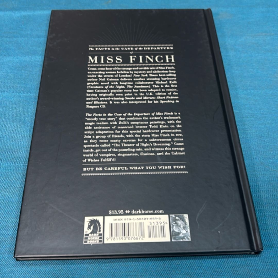 The Facts in the Case of the Departure of Miss Finch by Neil Gaiman