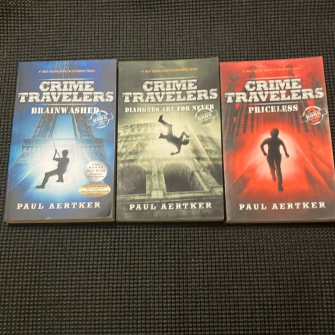 Crime Travelers 3 Book Complete Set/Series/Collection