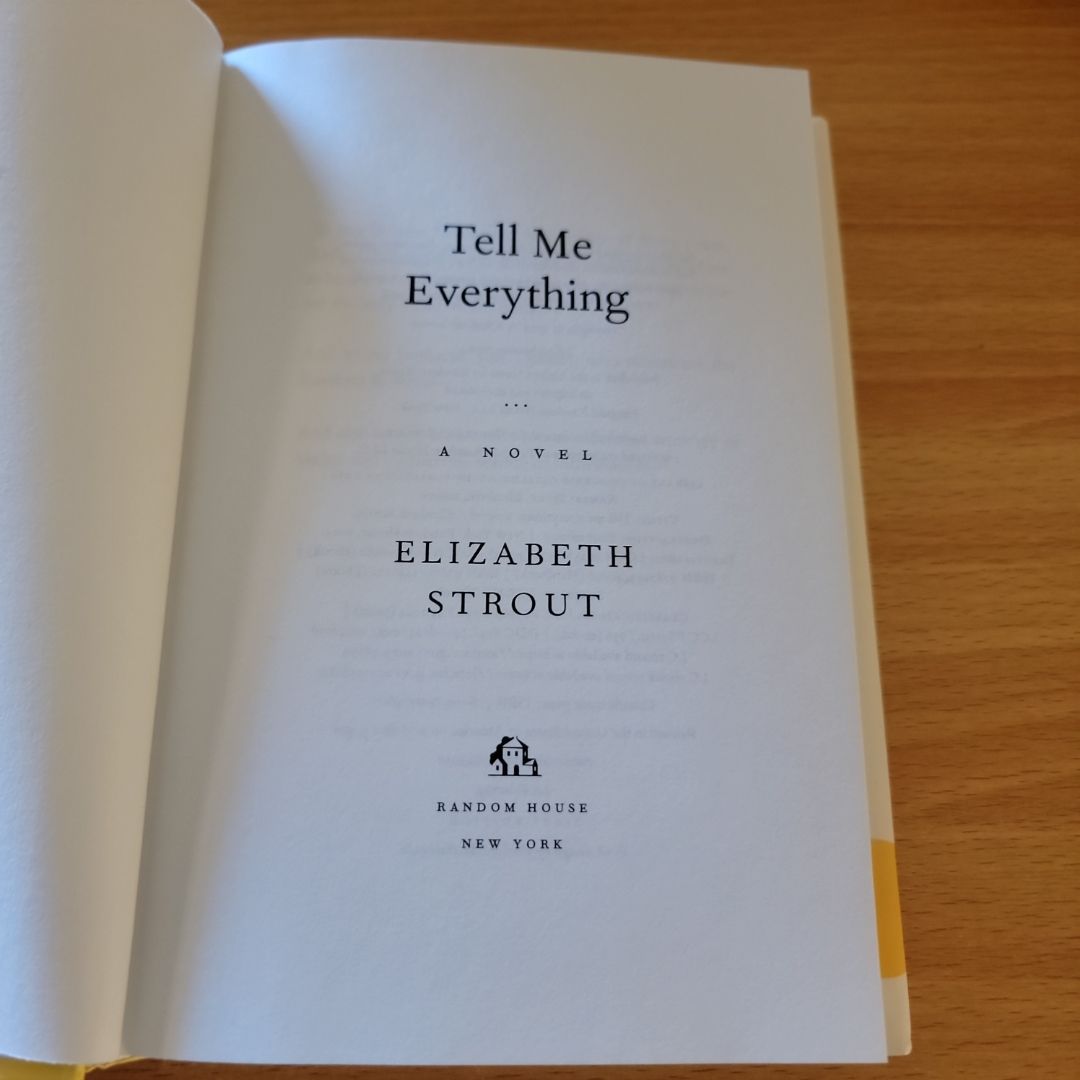 Tell Me Everything (1st Edition/1st Printing)