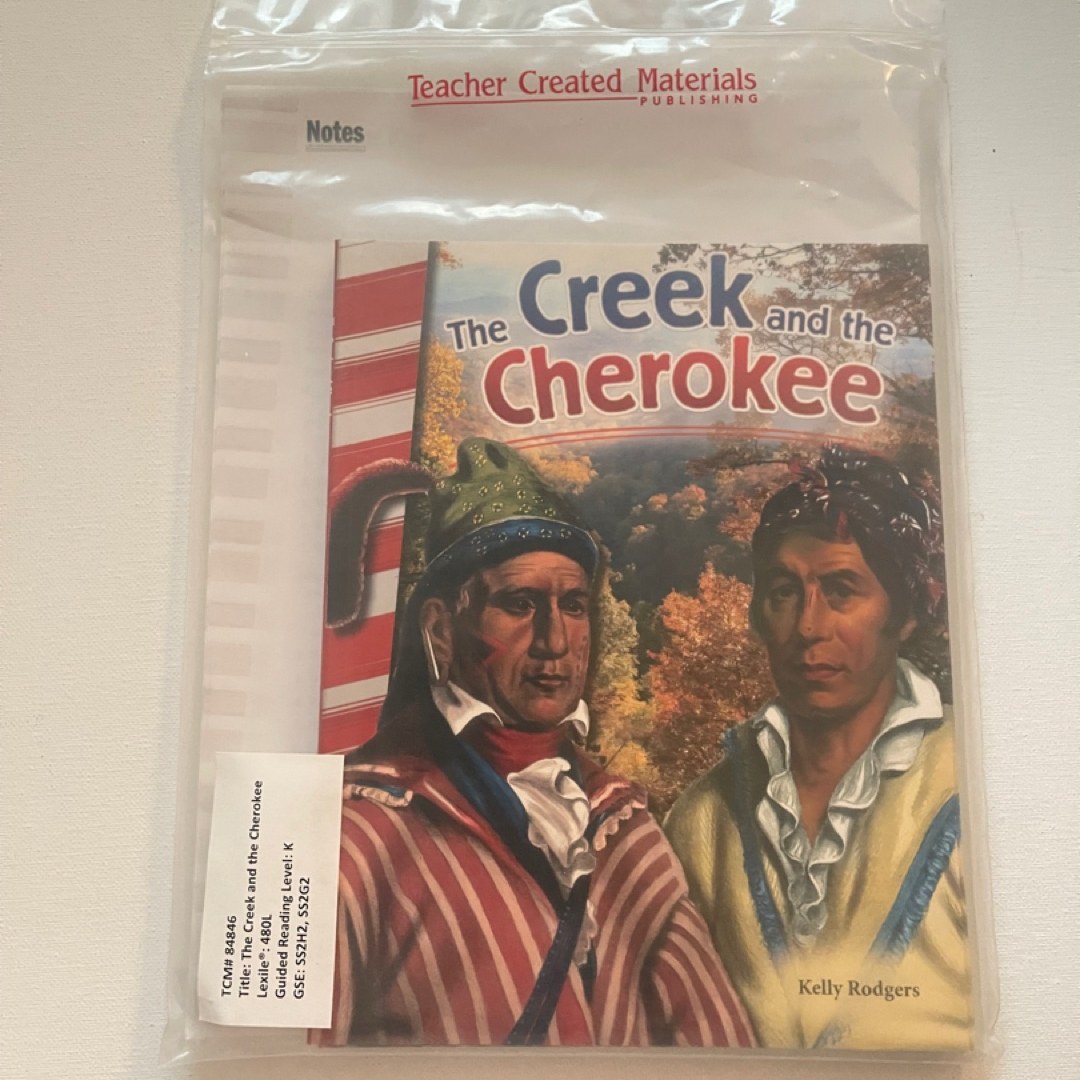 Pack of 4: The Creek and the Cherokee