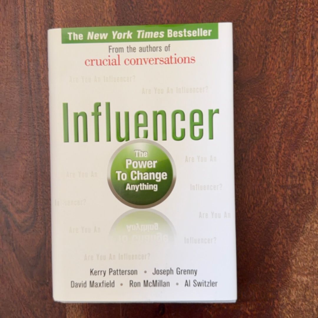Influencer: the Power to Change Anything, First Edition (Hardcover)