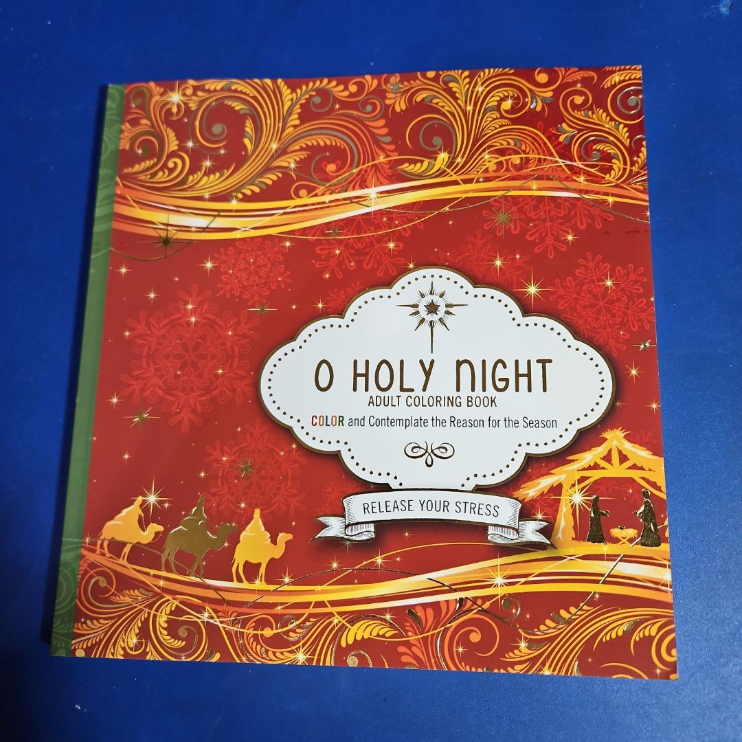 O Holy Night Adult Coloring Book