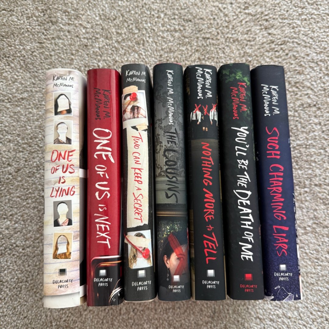 Karen M  McManus Signed Book Lot
