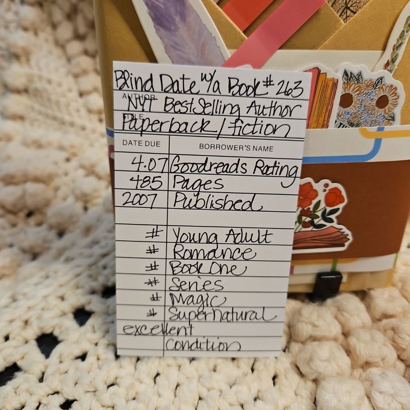 Blind Date with a Book #263 by NYT Bestselling Author , Paperback ...