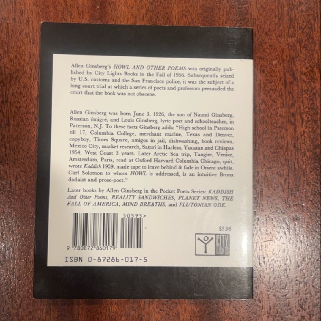 Howl and Other Poems