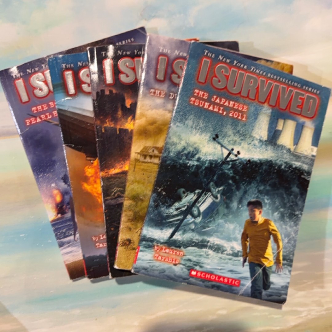 I survived!  Lot of 5 books