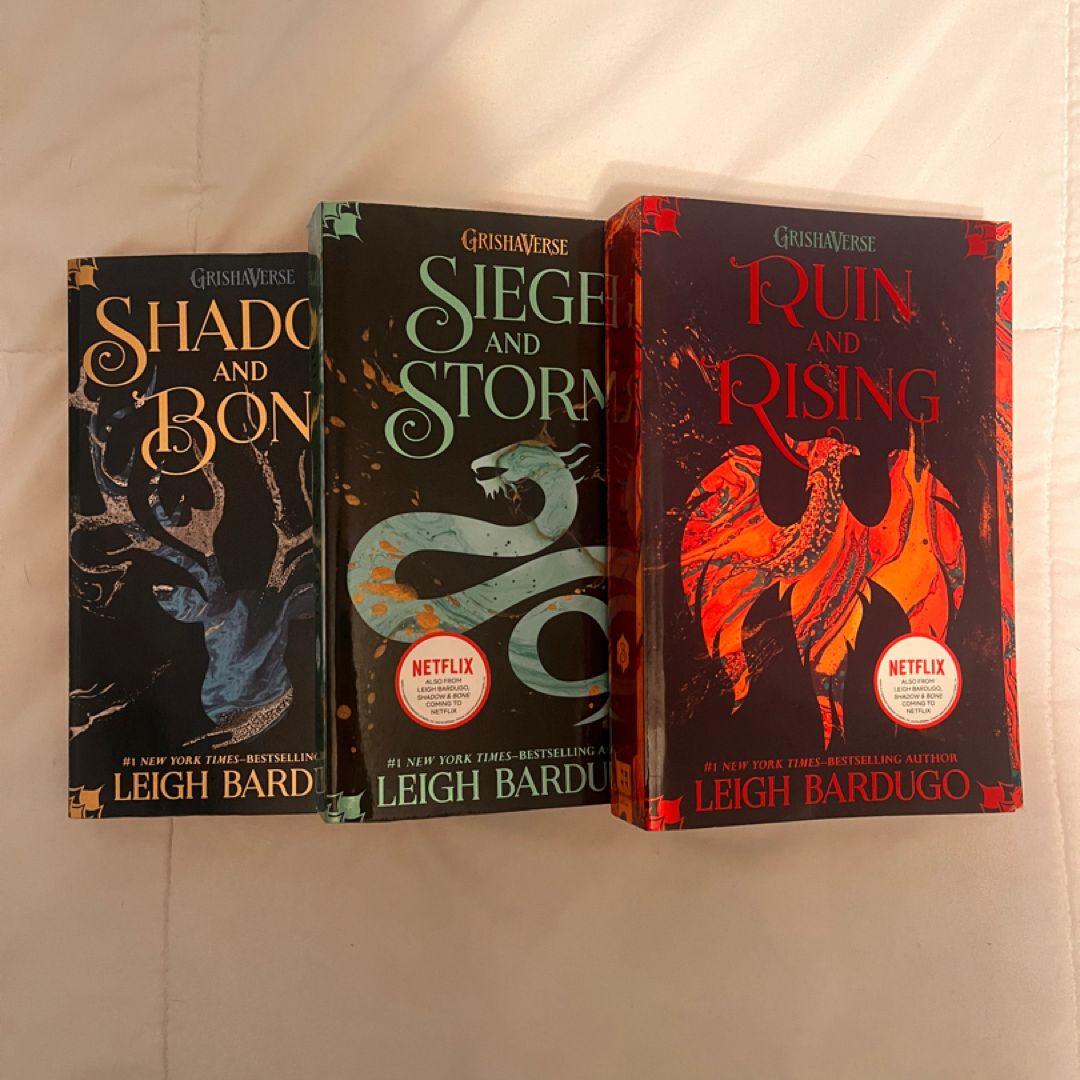 Shadow and Bone, Seige and Storm, Ruin and Rising set