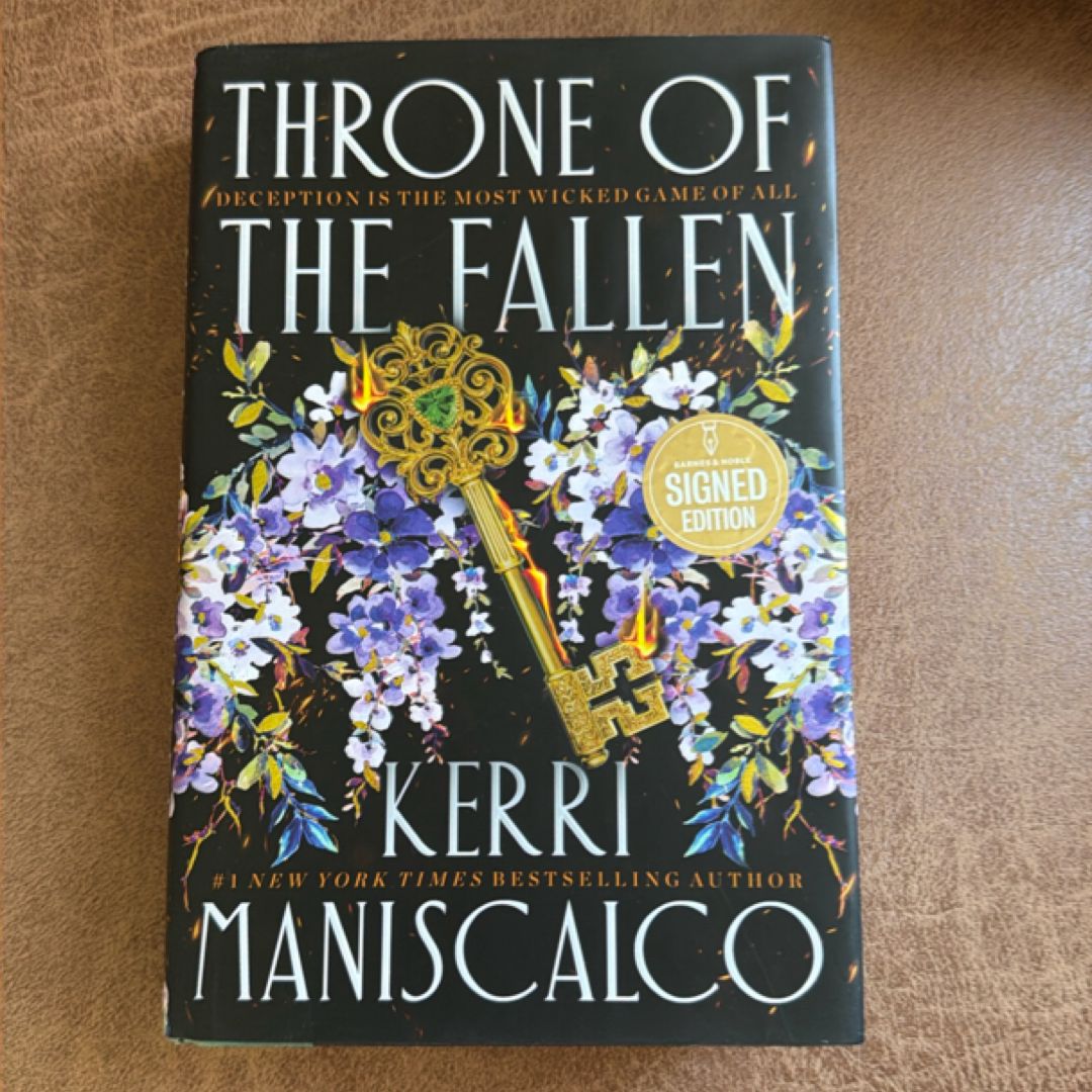 Throne Of Ther Fallem (signed By Kerri Maniscalco!)