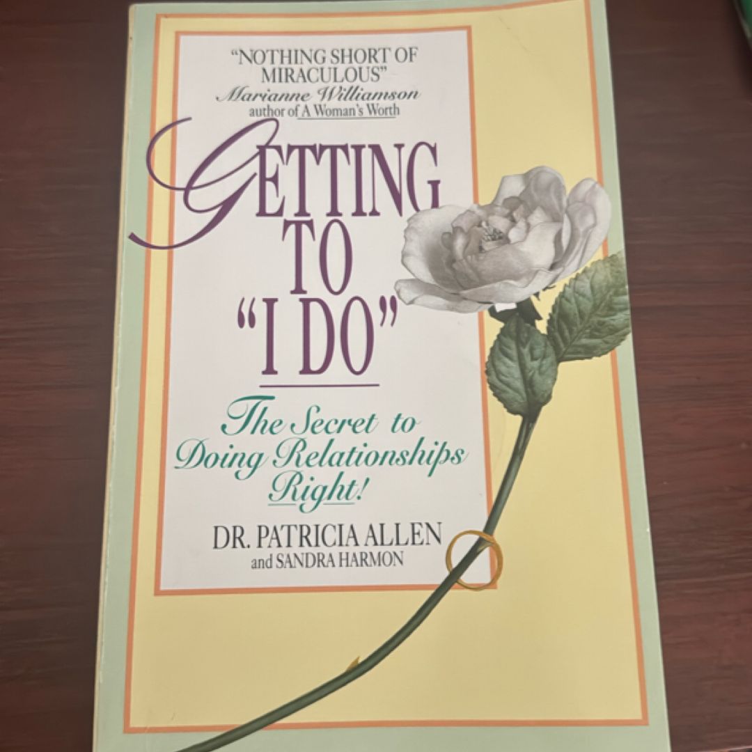 Getting to 'I Do'