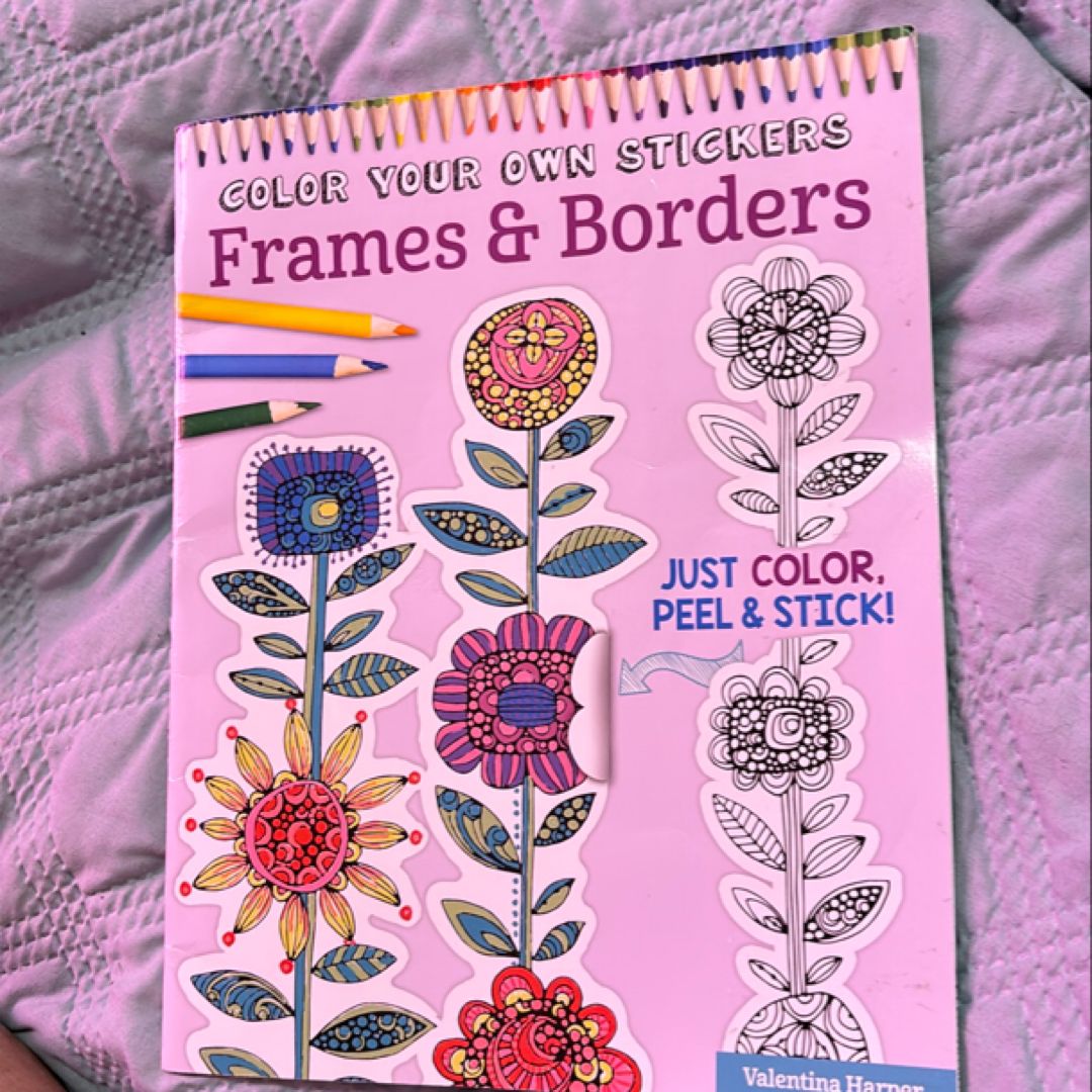 Color Your Own Stickers Frames and Borders