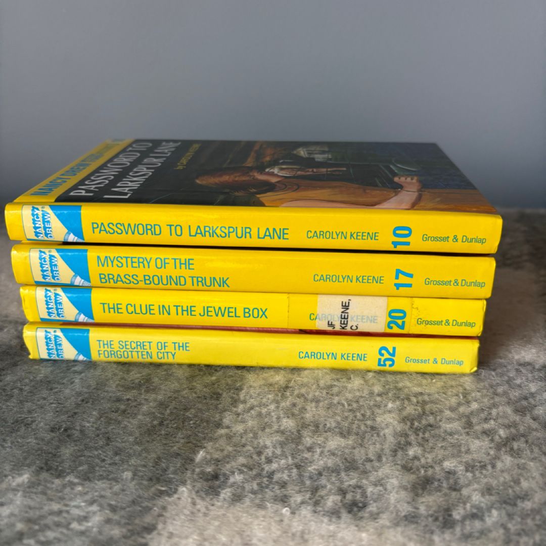 Nancy Drew 4 Book Lot