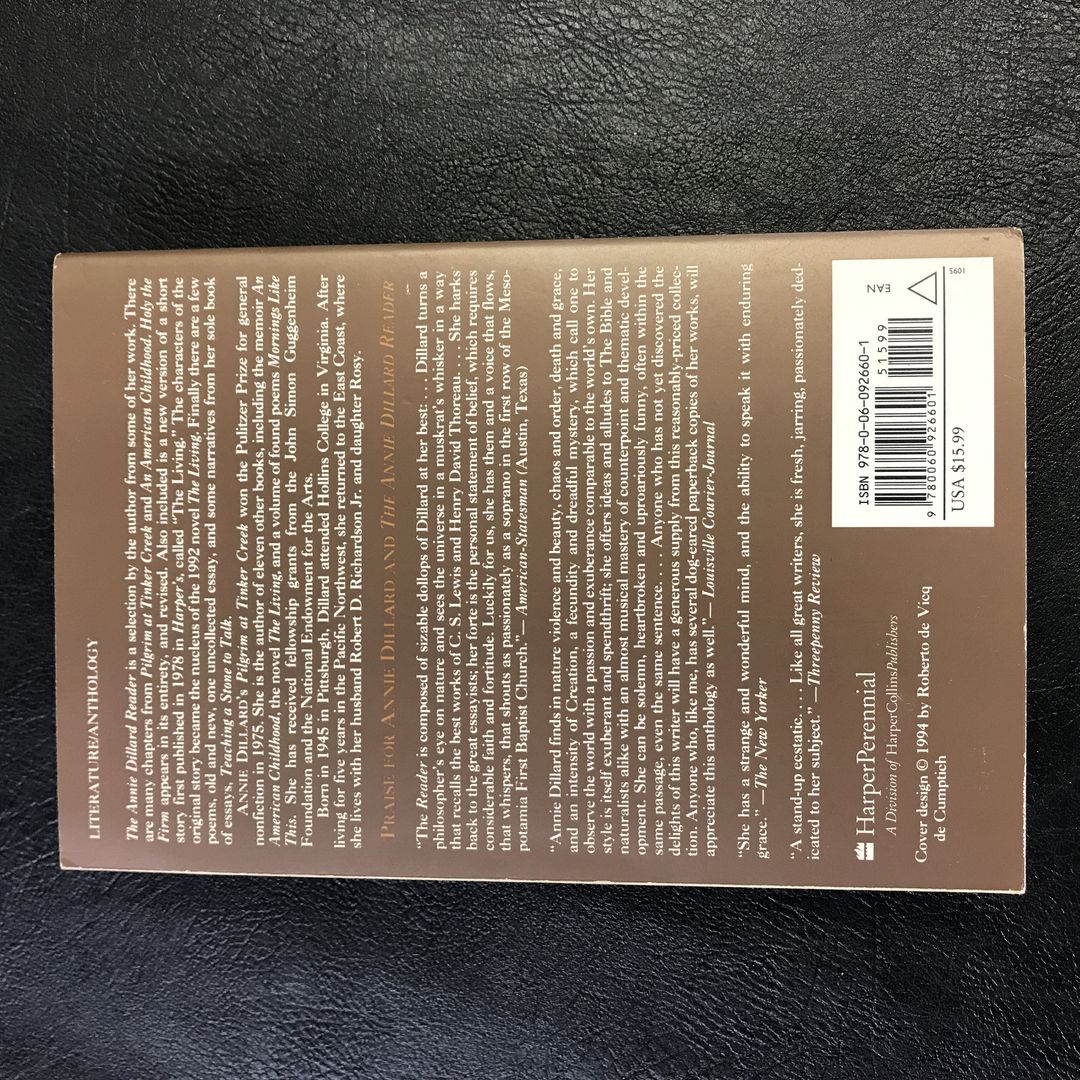 The Annie Dillard Reader