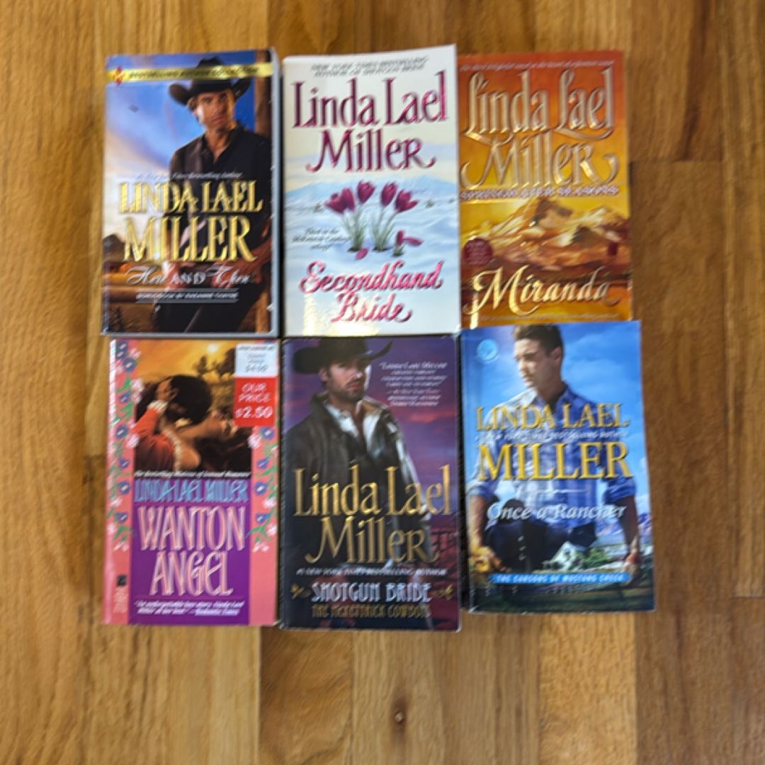 Lot of 6 paperback books by author Linda Lael Miller 