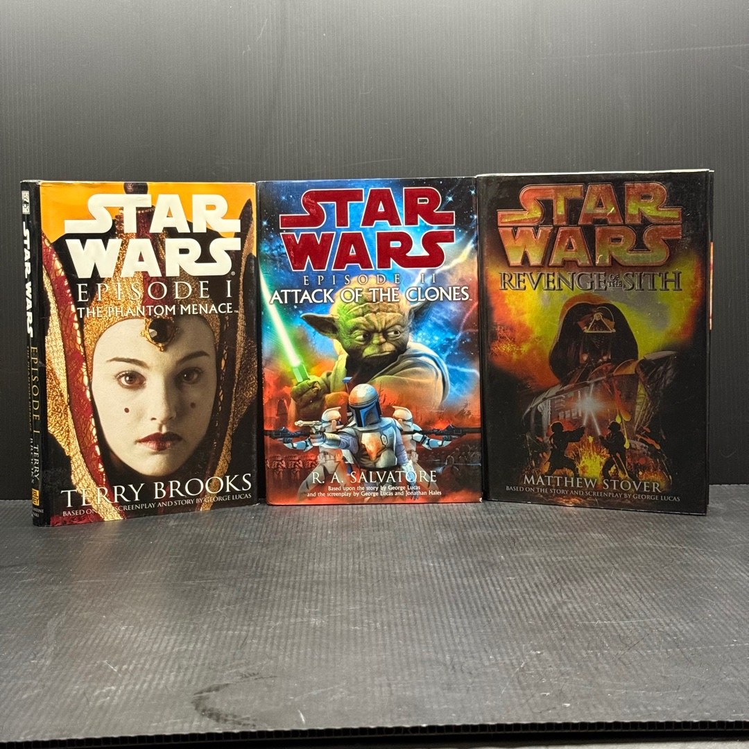 The Phantom Menace, Revenge of the Sith, Attack of the Clones (1st edition 1st printing)