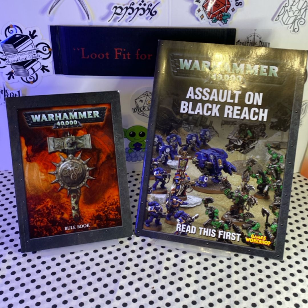 Lot of two random warhammer books