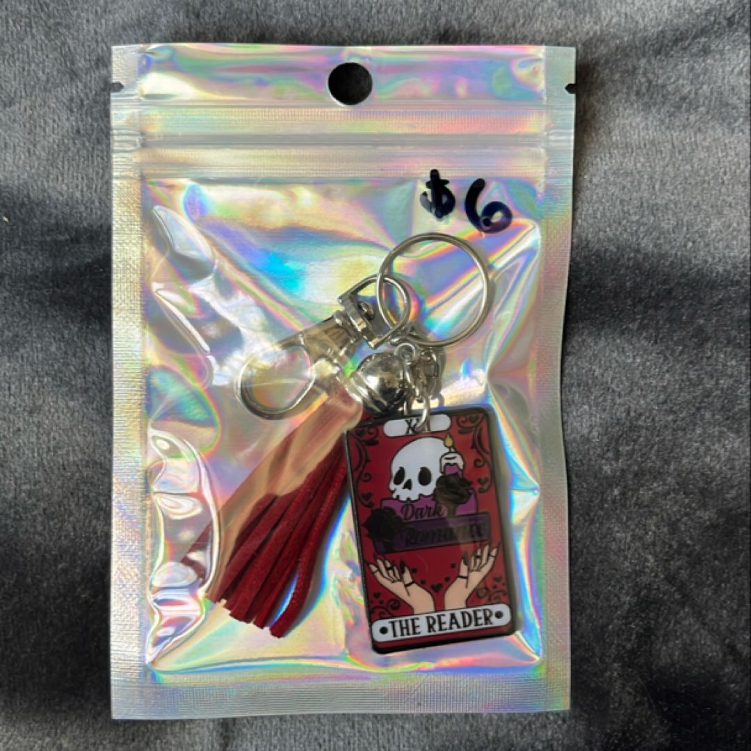The Dark Romance Reader keychain