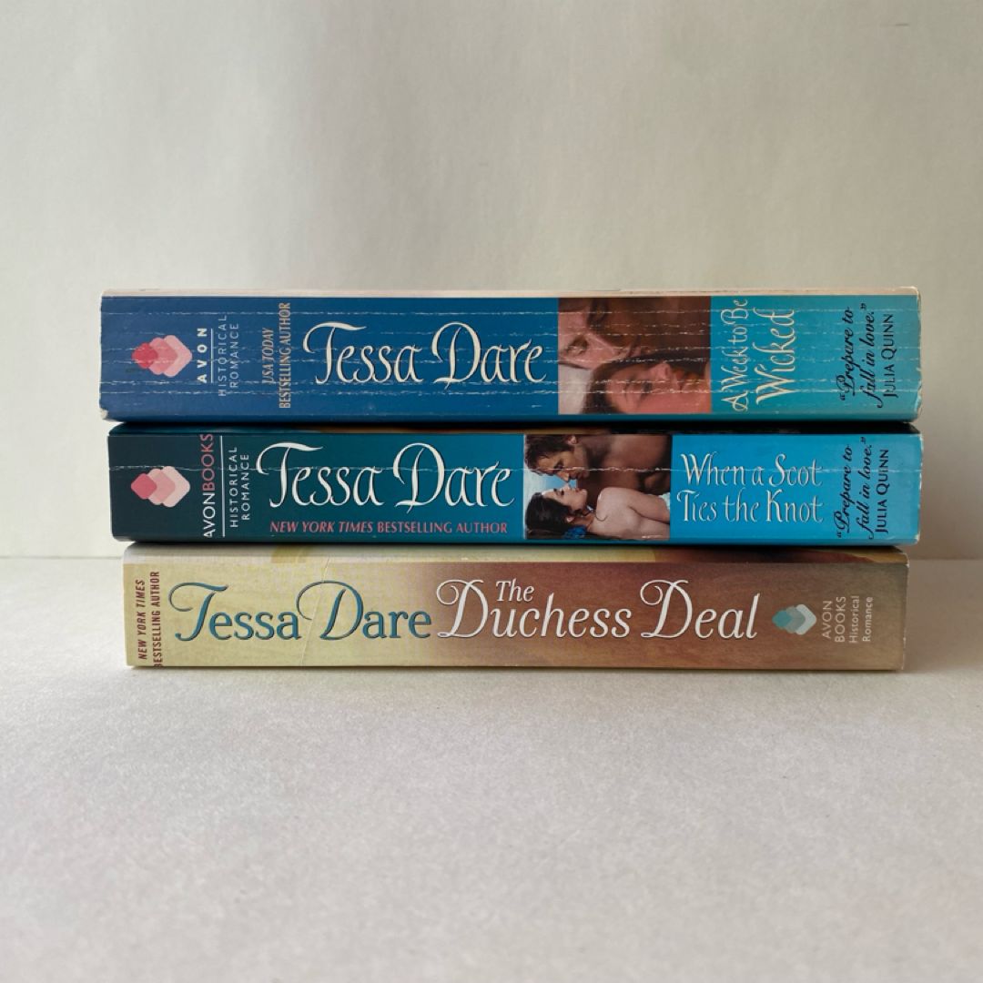 The Duchess Deal, When a Scot Ties the Knot, A Week to Be Wicked by Tessa Dare, Paperback ...