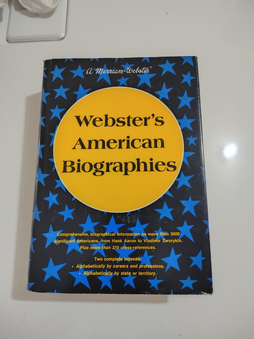 Webster's American Biographies