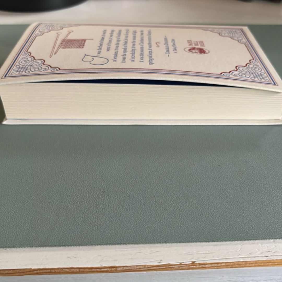 A Tale of Two Cities, Charles Dickens Classic Novel, (French Revolution; London, Love and Sacrifice), Ribbon Page Marker, Perfect for Gifting