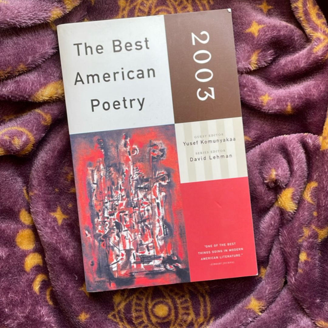 The Best American Poetry 2003