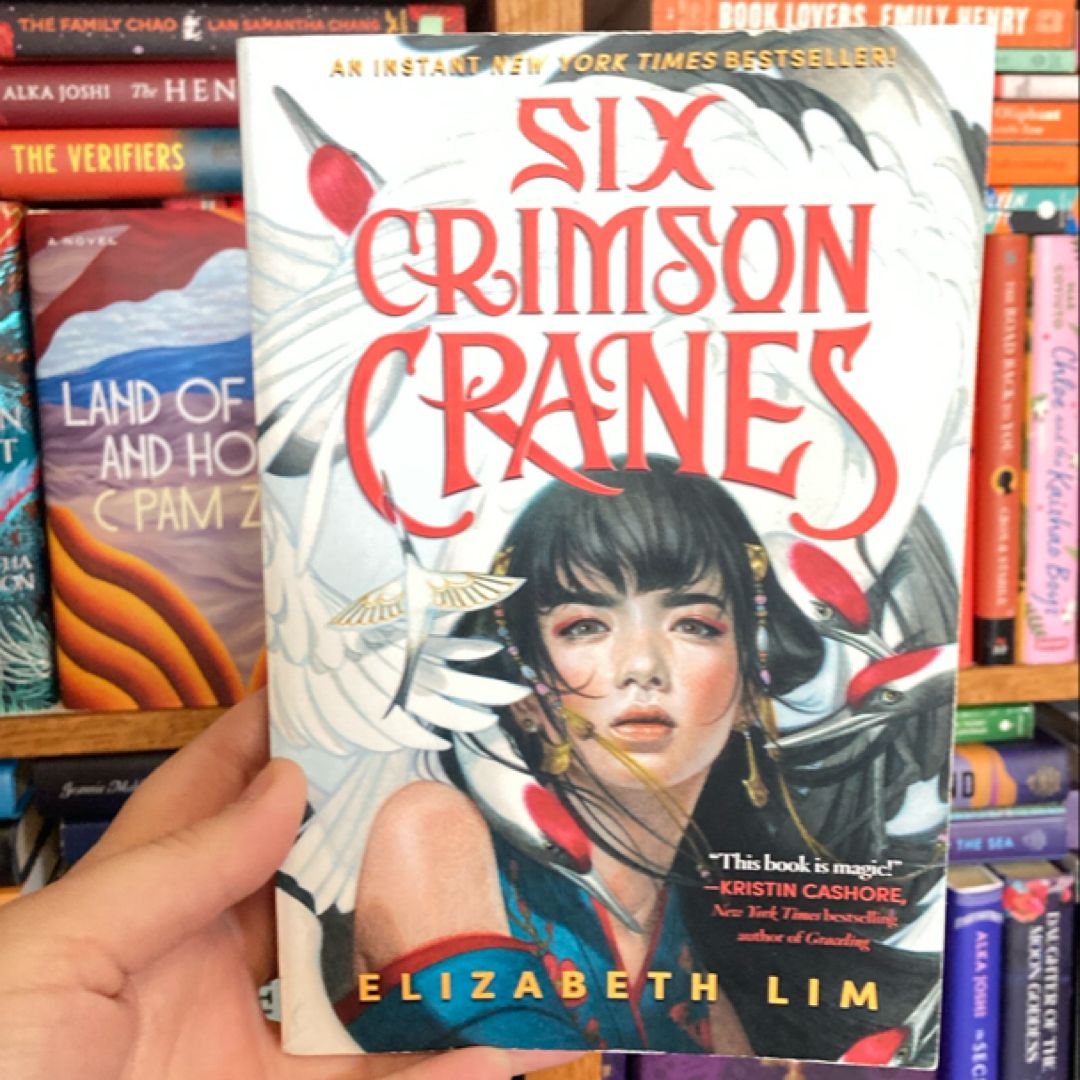 Six Crimson Cranes