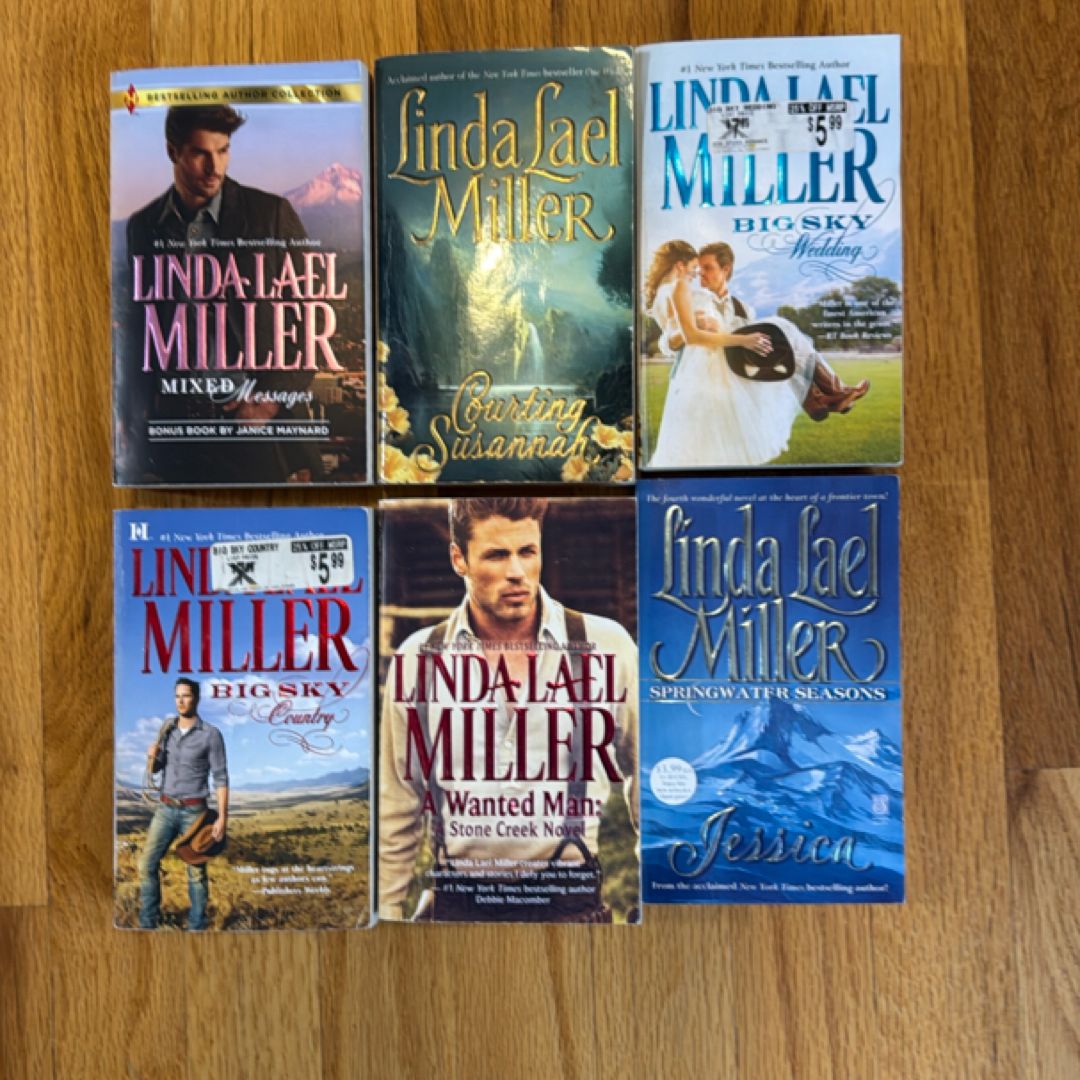 Lot of 6 paperback books by author Linda Leal Miller 