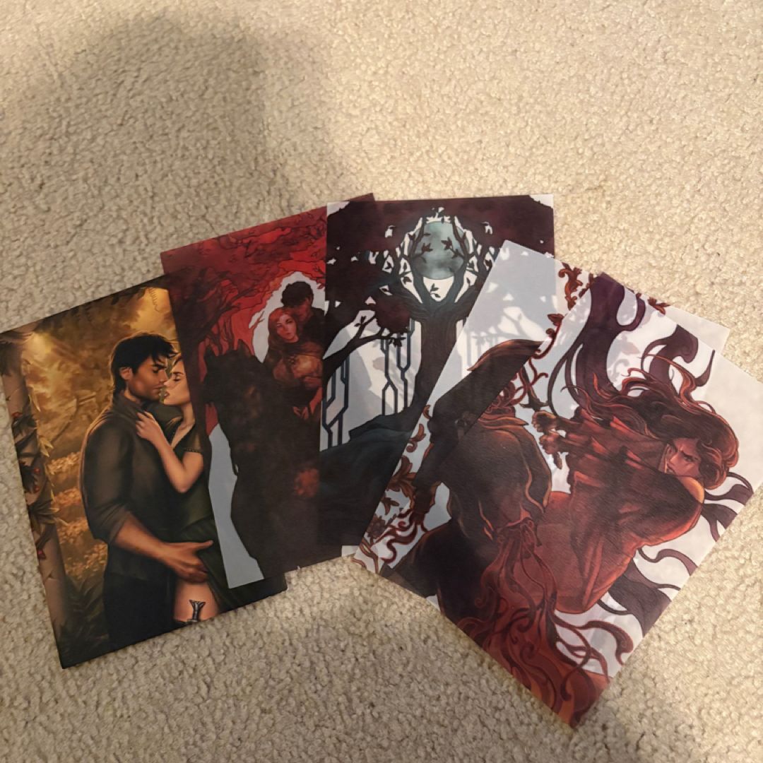 From Blood and Ash Fairyloot Special Editions with 1st book bookish box overlays 