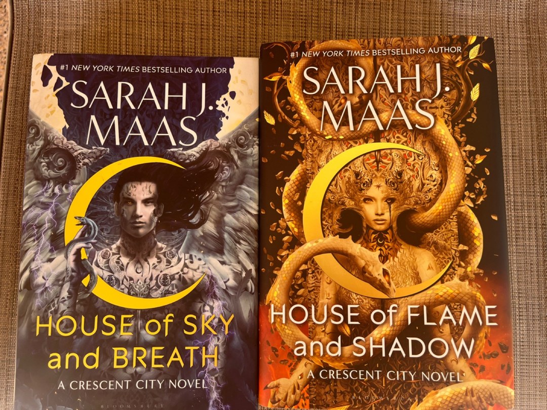 Sarah J. Maas Crescent City books 2 & 3 House of Sky and Breath and House of Flame and Shadow