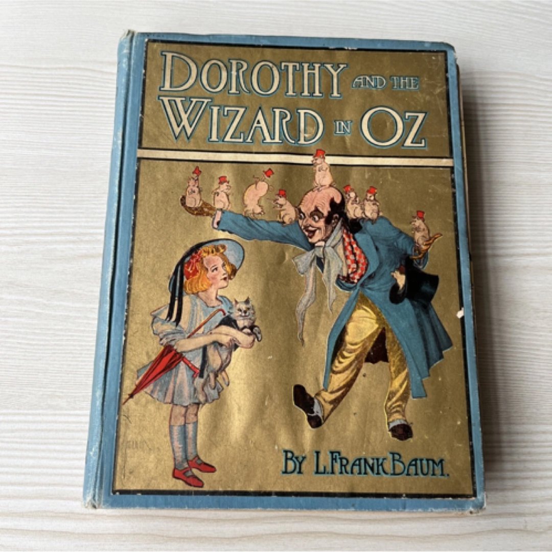 TRUE FIRST EDITION REILLY & BRITTON 1908 DOROTHY & THE WIZARD IN OZ L FRANK BAUM