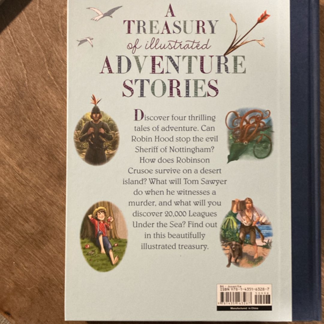 A Treasury of Illustrated Adventure Stories for Children
