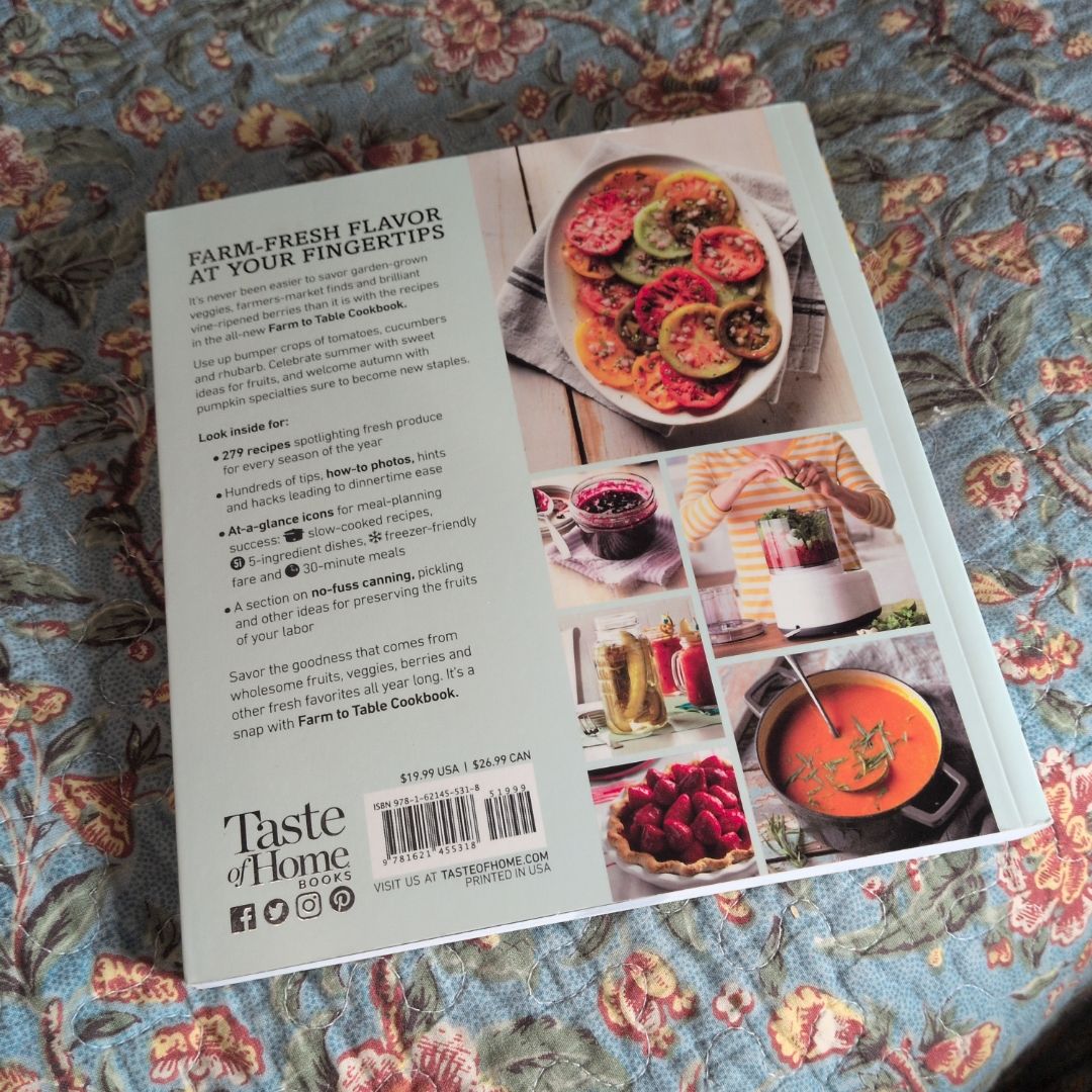 Taste of Home Farm to Table Cookbook