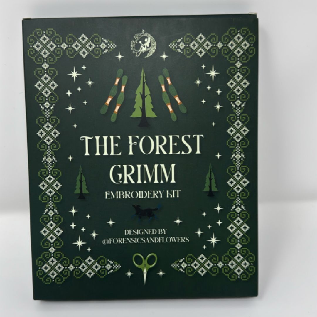 Forest grimm embroidery kit