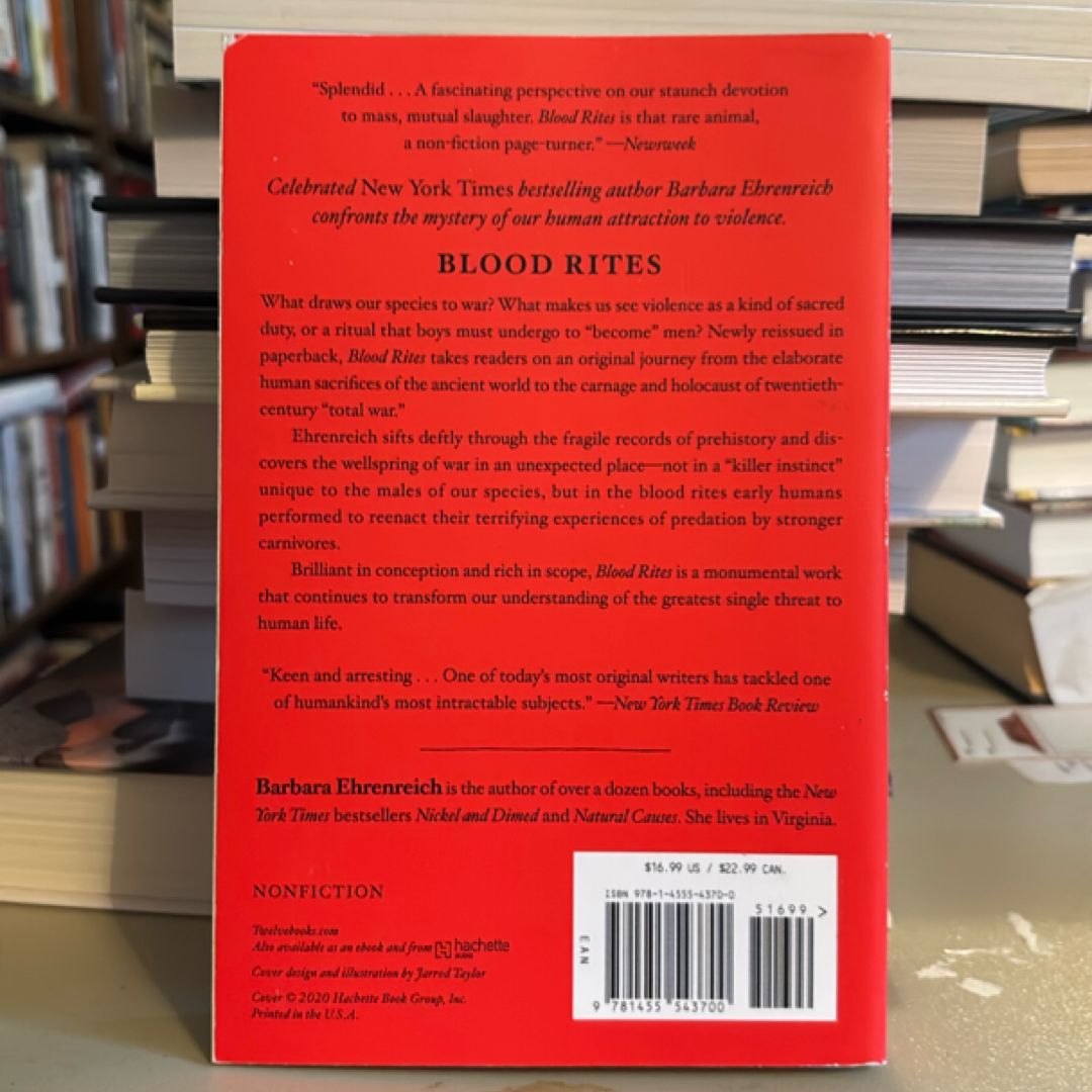 Blood Rites by Barbara Ehrenreich