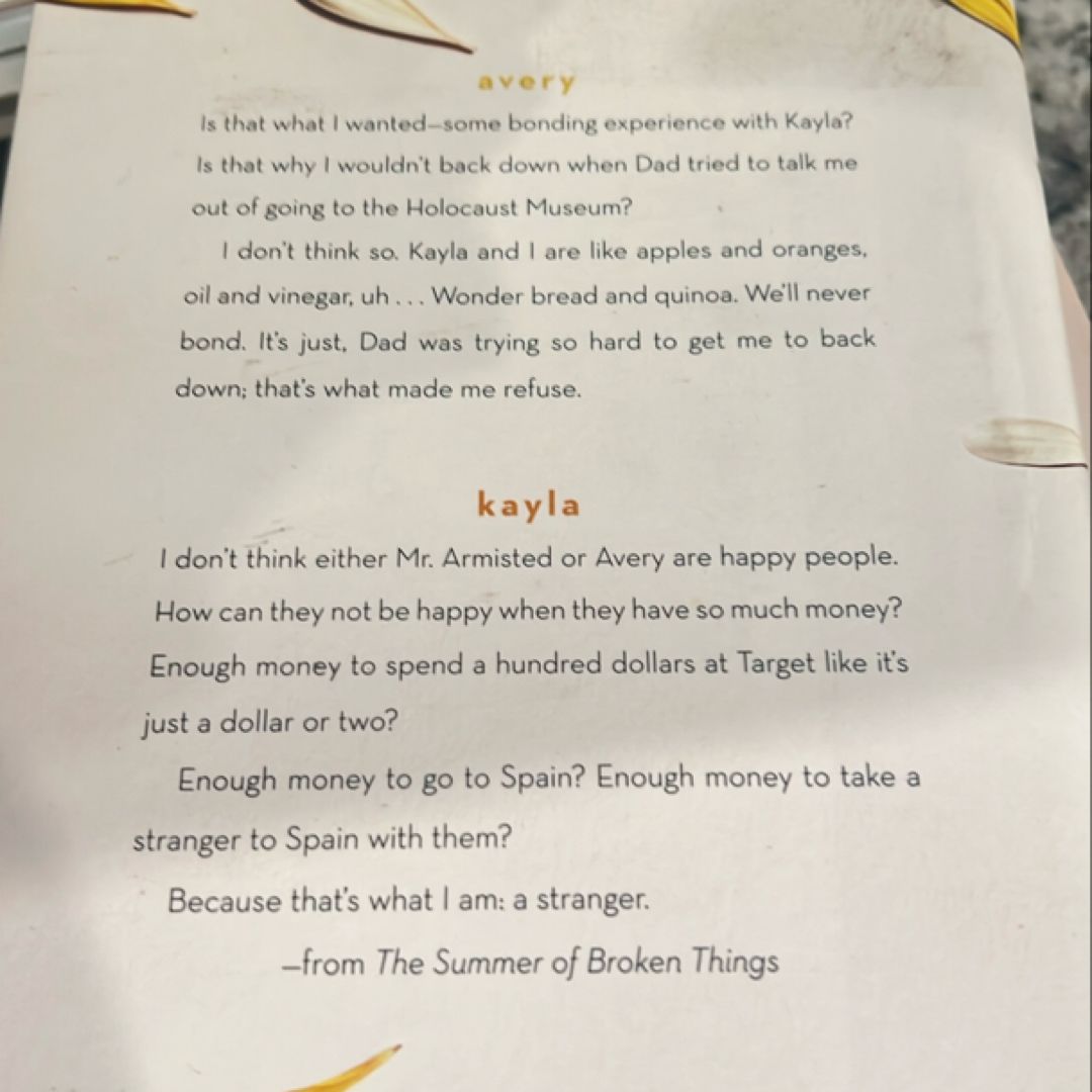 The Summer of Broken Things