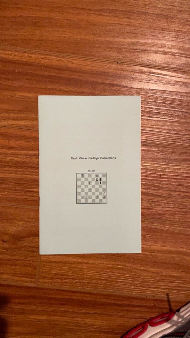 Basic Chess Endings Corrections