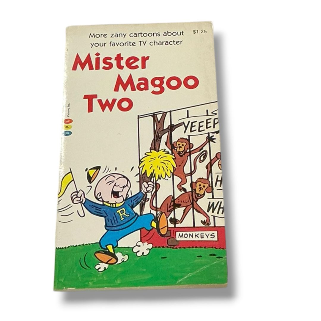 Mister Magoo Two Paperback (1980) Vintage Scholastic Cartoon Book