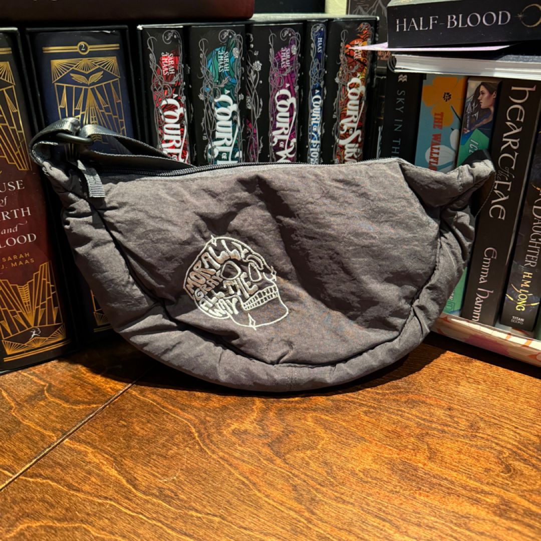 Morally Gray Crescent Side Body Bag