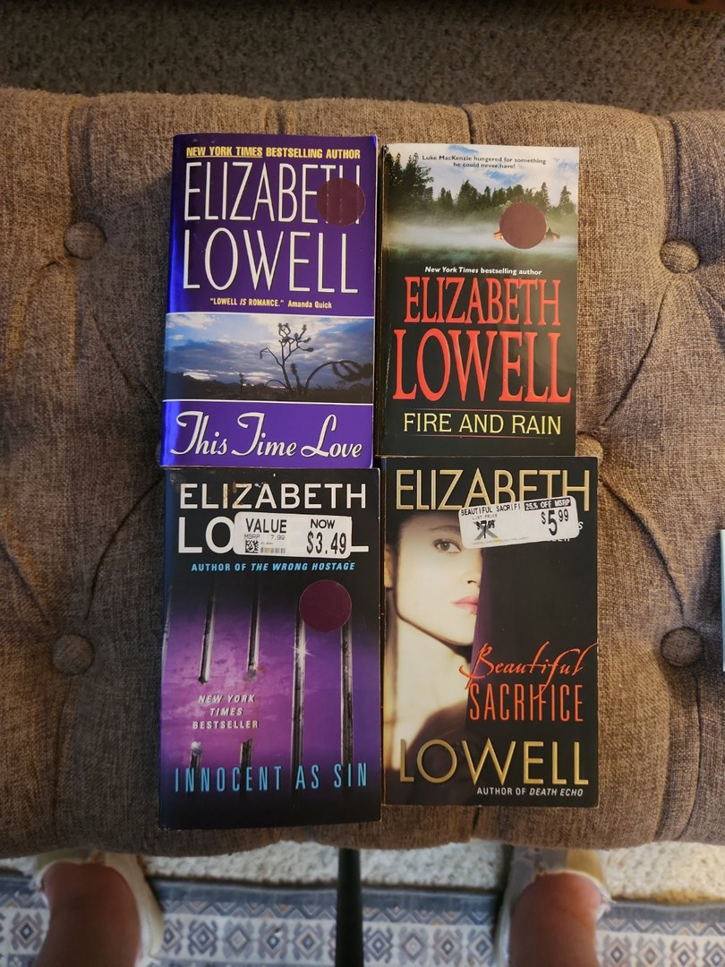 Elizabeth Lowell Lot of 4 Romance Paperback Books