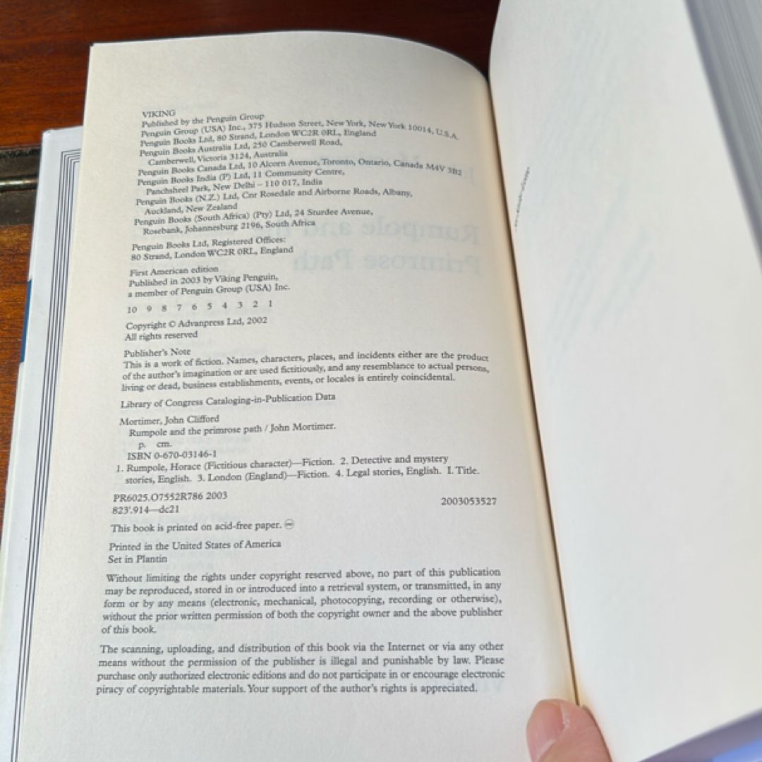 Rumpole and the Primrose Path (1st Print)