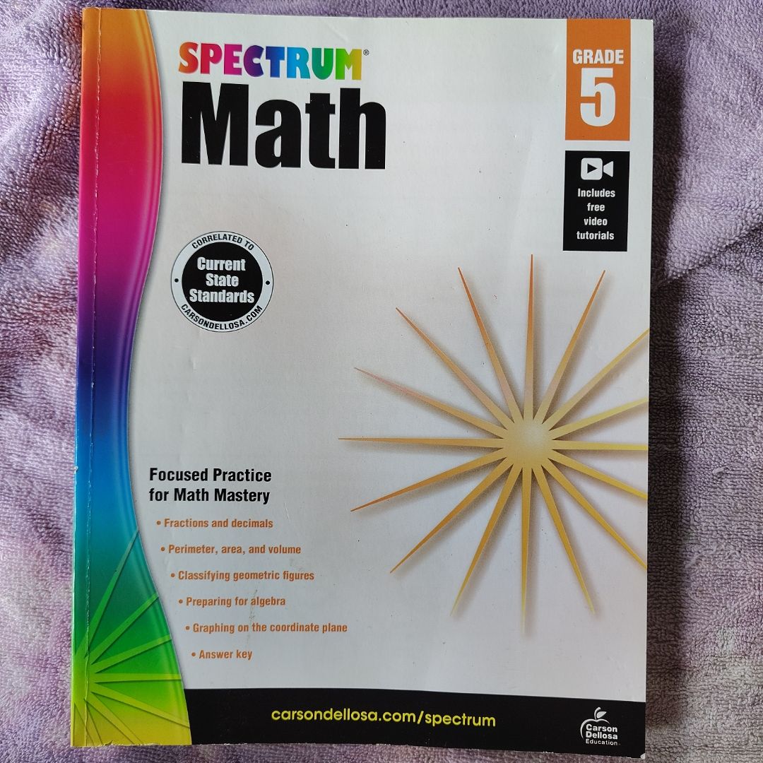 Spectrum Math, Grade 5